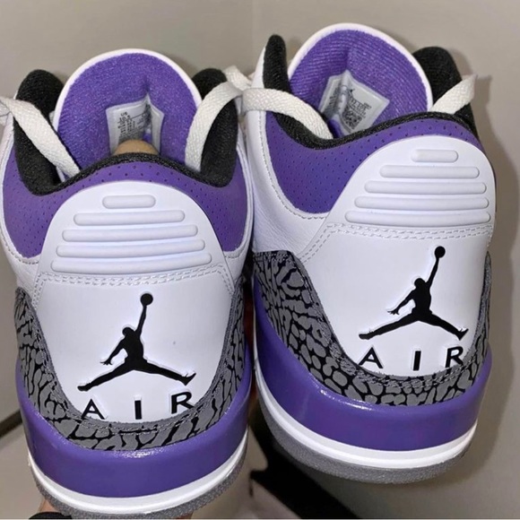 Jordan Retro 3 Iris - Picture 2 of 6